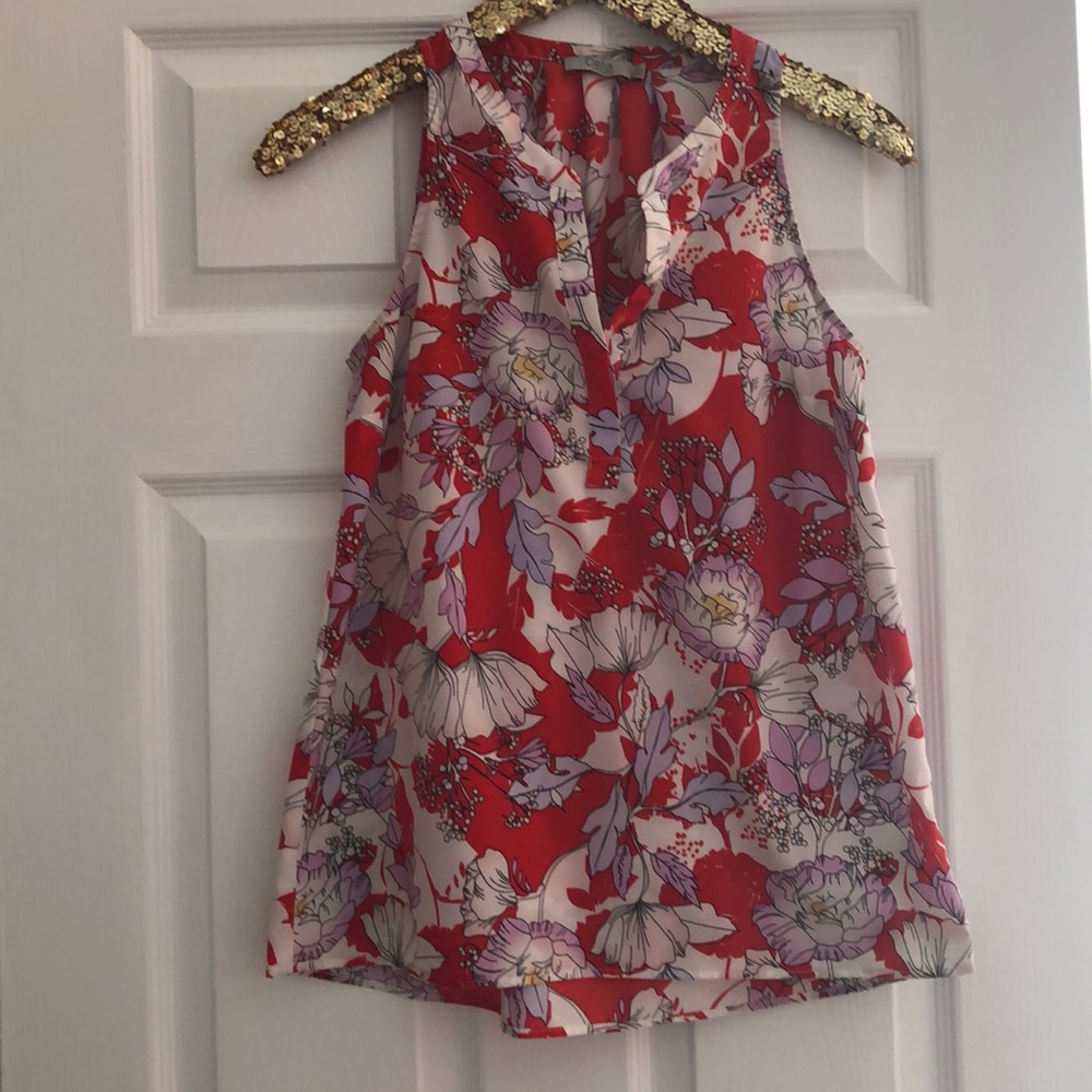 Flower Sleeveless Top